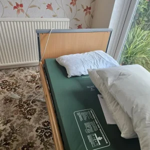 Mobility profile bed with new mattress - Image 2