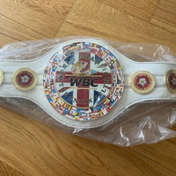 WBC union world title belt