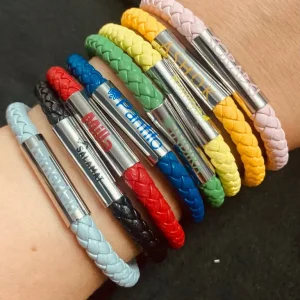 Bracelets/ wrist bands Job lot x80 leather wristbands