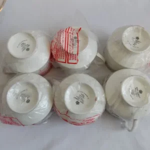 Royal Albert Paragon Elgin Bone China Coffee Set – 6 Cup Pot and Saucers - Image 8