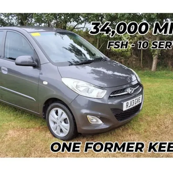 2013 Hyundai i10 1.2 Active 5dr HATCHBACK Petrol Manual
