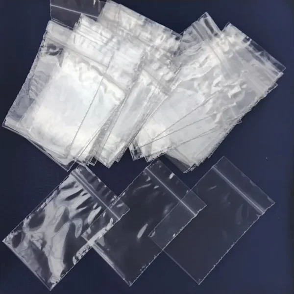 100 new gripseal polythene bags 3ins x 2.25 ins