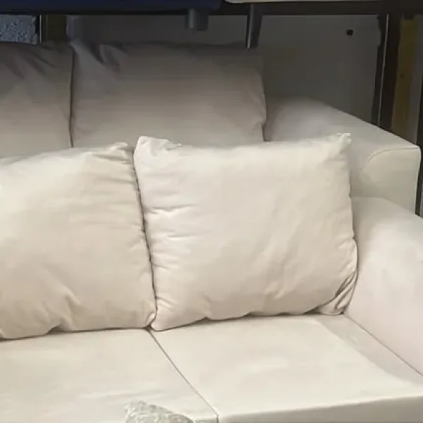 Beige sofa set three and two seater