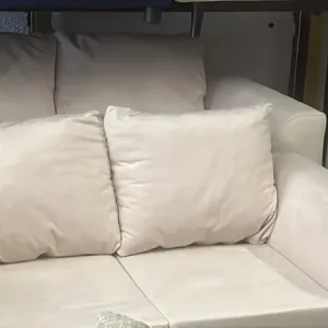 Beige sofa set three and two seater