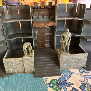Lord of the Rings Helms Deep Castle and Bridge of Kazaddum playsets with figures - Image 3