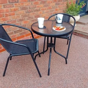 Black Bistro Set - Image 3