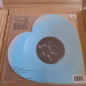 Taylor Swift Lover (Live From Paris) Heart Shaped Vinyl - Image 2
