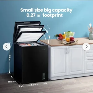 Brand new boxed chest freezer (black) - Image 4