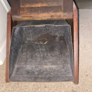 Antique Art Deco coal scuttle - Image 3