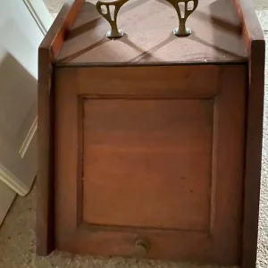 Antique Art Deco coal scuttle
