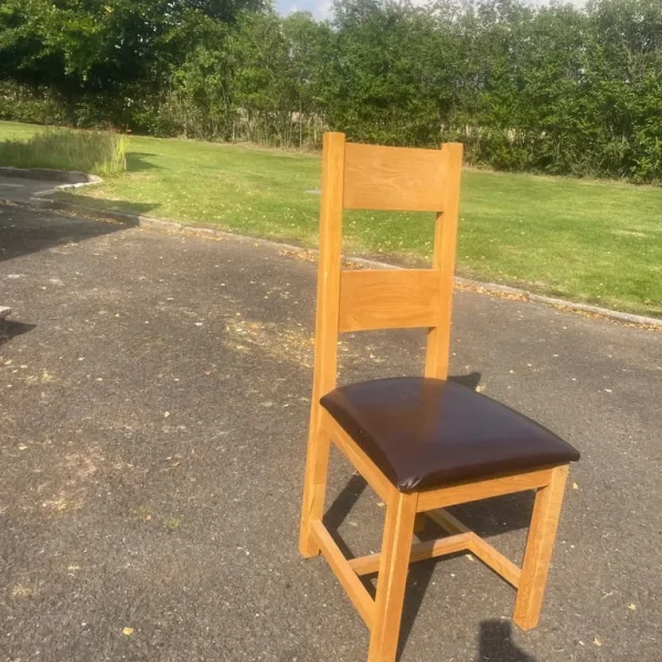 Oak dining chairs
