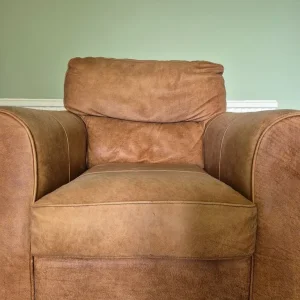 FREE DFS Tan Leather Armchair - Image 3