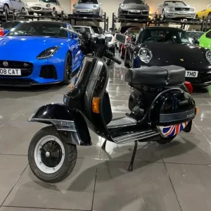 1979 Piaggio Vespa PX125 125cc Black Manual Scooter - Image 4