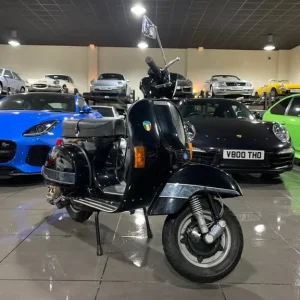 1979 Piaggio Vespa PX125 125cc Black Manual Scooter