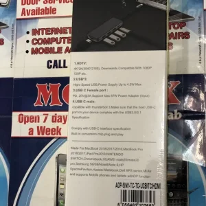 USB C to HDMI Adapter with 5-in-1 Hub - Image 2