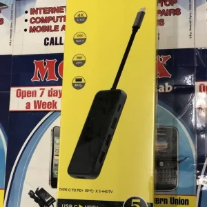 USB C to HDMI Adapter with 5-in-1 Hub