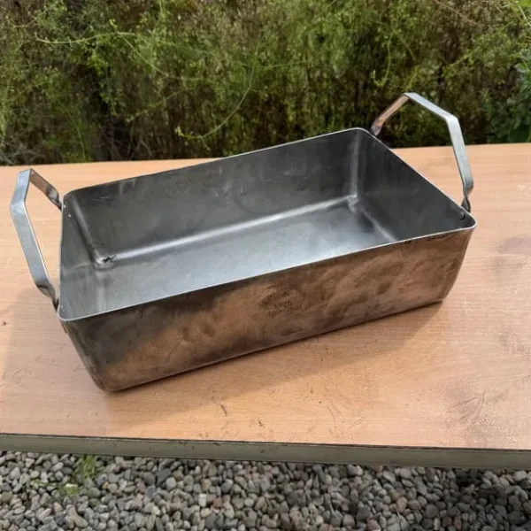 Vintage SJ & E Fellows Ltd Stainless Steel Roaster