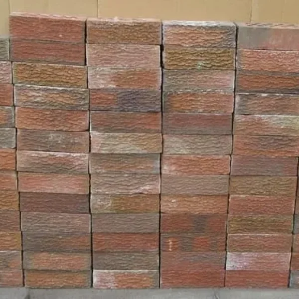 Reclaimed rough red rustic facing bricks