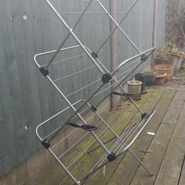Spacious Foldable Drying Rack for Clothes & Laundry