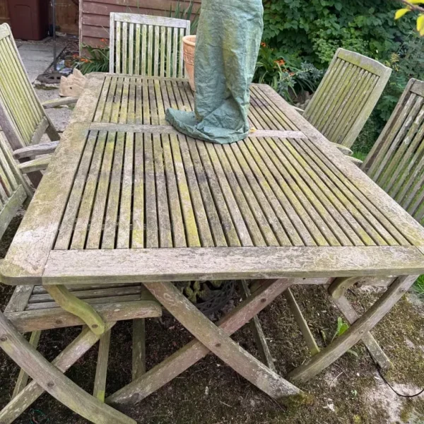 Garden table & 6 chairs
