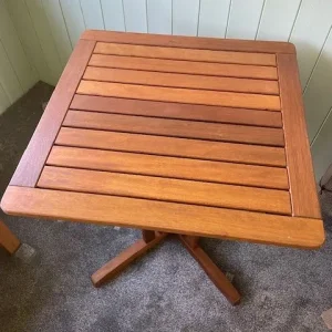 Alberni Hardwood Square Table - Image 2
