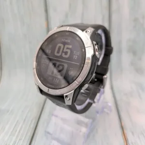 Garmin Fenix 7 47mm (Silver with Graphite Band) - Image 6