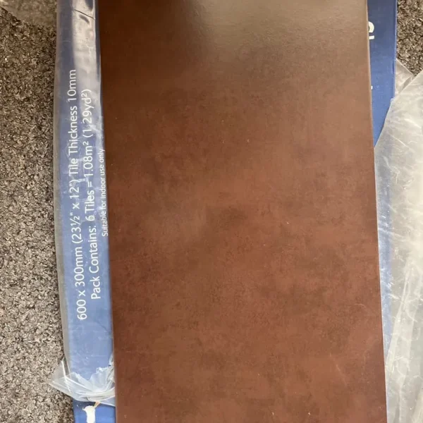 Tan brown porcelain tile