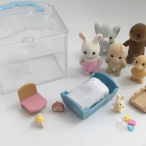 Sylvanian Families baby bundle with carry case, crib, walker and accessories - Image 2