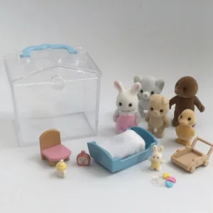 Sylvanian Families baby bundle with carry case, crib, walker and accessories