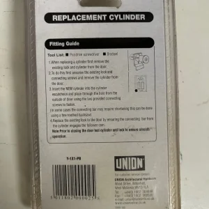 Replacement Cylinder For Front Door - Image 3
