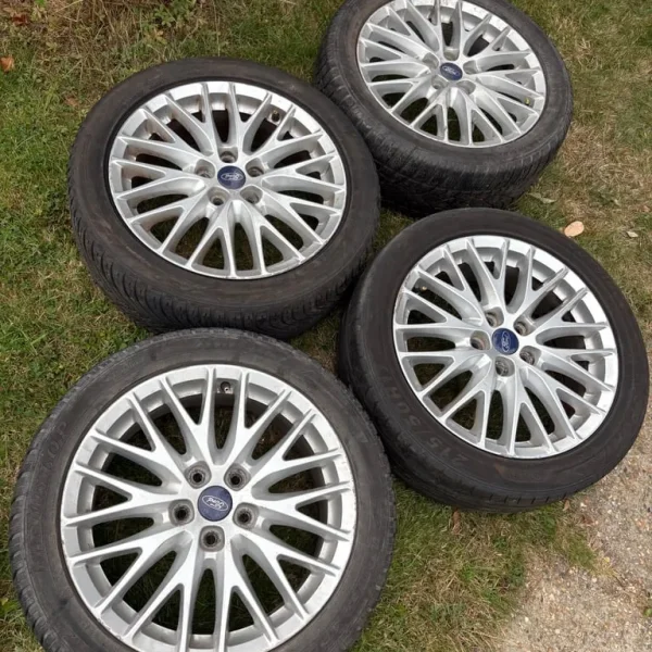 17” FORD MONDEO ALLOY WHEELS & TYRES 5x108 Galaxy S Focus Rims With Tyres