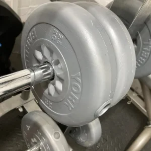 Weight rack, weights and barbell - Image 4