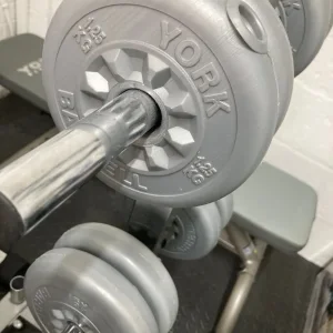 Weight rack, weights and barbell - Image 5