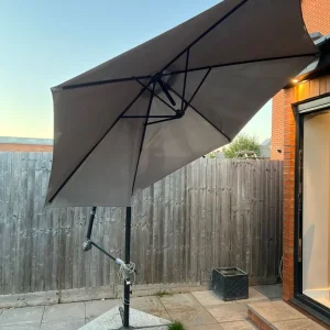 Parasol with 4 granite slabs - Image 2