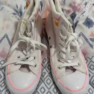 Pink Converse All Star Hi Tops – See Photos for Size - Image 3