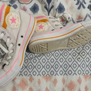 Pink Converse All Star Hi Tops – See Photos for Size