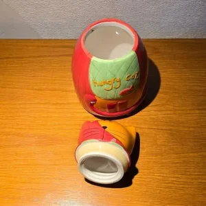 Hungry Cat Ceramic Cookie Jar - Image 4