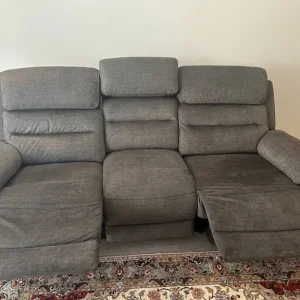 Grey Recliner Sofa - Image 2