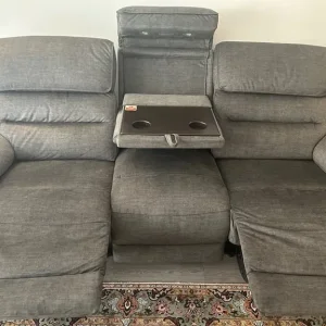Grey Recliner Sofa - Image 3