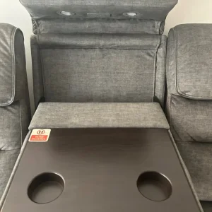 Grey Recliner Sofa - Image 4