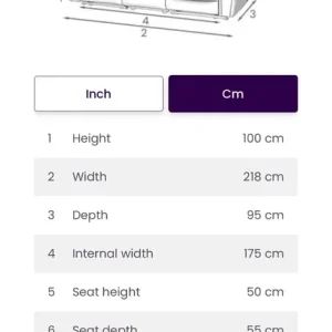 Grey Recliner Sofa - Image 7