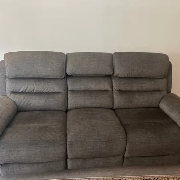 Grey Recliner Sofa