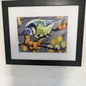 Original painting of Blue Tit