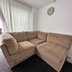 6-piece suede sofa set in good condition - Image 2