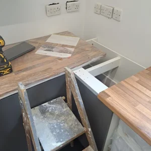 Carpentry Kitchen and flooring