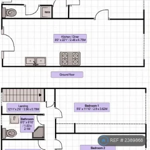 3 bedroom house with garden and parking - Image 2