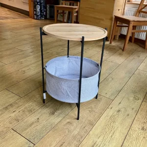 Rivet Meeks Storage Basket End/Side Table
