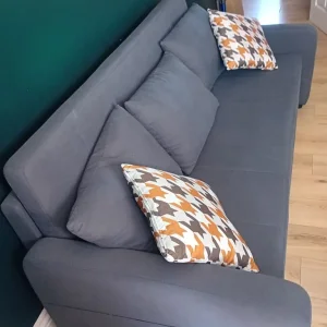 Gabriel Three Seater Sofa Bed, Linen - Image 2