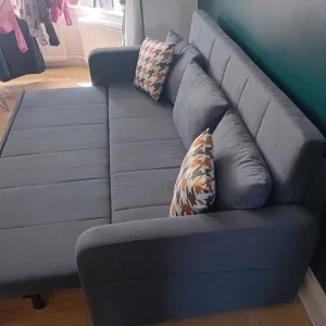 Gabriel Three Seater Sofa Bed, Linen - Image 3