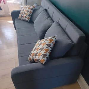 Gabriel Three Seater Sofa Bed, Linen - Image 5